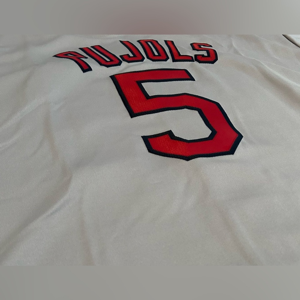 Majestic Authentic St. Louis Cardinals Albert Pujols Baseball Jersey Mens Sz: XL - Picture 6 of 6